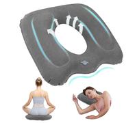 Zyluniy Coussin de Siège Gonflable, Coussin Orthopédique, Coussin Hemorroides, Coussin de Siège Orthopédique, Coussin Gonflable de Coccyx Portable pour Chaises de Bureau, Fauteuils Roulants