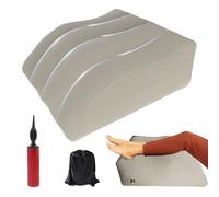 Zyluniy Coussin Jambes Surélevé, Coussin de Jambes Surélevé Gonflable avec Pompe, Oreiller d'Élévation Réglable pour Améliorer la Circulation et Réduire l'Enflure, pour Dormir, Voyage et Maison