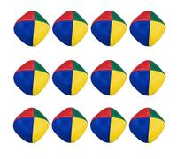 Zyluniy Kit de Jonglage Enfant, (5cm) 12 Balles de Jonglage Colorées pour Débutants, Apprentissage Ludique des Cascades, Boules Anti-Stress pour Adultes Enfants Débutants Jouet de Plein Air