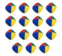 Zyluniy Kit de Jonglage Enfant, (5cm) 15 Balles de Jonglage Colorées pour Débutants, Apprentissage Ludique des Cascades, Boules Anti-Stress pour Adultes Enfants Débutants Jouet de Plein Air