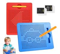 Zyluniy Lot de 2 planches à dessin magnétiques pour enfants à partir de 3 ans, tableau à dessin magnétique avec stylo, jeu magnétique pour enfants, jeu magnétique, jouet pour enfants à partir de 3 ans