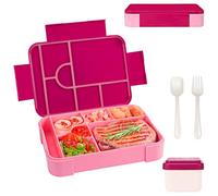Zyluniy Lunch Box Enfant avec Compartiments, 1330ml Boite Pique Nique Enfant, Bento Box Anti-Fuite Boite Lunchbox avec Couverts, Boite Repas pour Adultes, Filles et Garçons, École Pique-Nique Travail