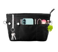 Zyluniy Organisateur de Sac à Main, Léger Nylon Bag Organizer, Organiseur Multifonction, Multi Poches, Range Sac Intérieur Léger pour Voyage, Maquillage, Accessoires