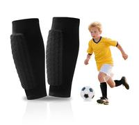 Zyluniy Protège Tibias de Ski,1 Paire de Protège Tibia Foot Enfant,Protège Tibia Foot,Protège Tibias Anti Chocs Professionnels Shin Pads Cover pour Enfants Adolescents et Adultes (Sombre, S)