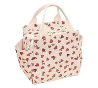 Zyluniy Sac Isotherme Repas pour Enfant Femme, Portable Lunch Box 12L Sac Lunch Isotherme Lunch Bag pour Bureau, Travail, Déjeuner et Étudiants Scolaires (Beige Heart)