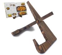 Zyluniy Support Assiette Decorative, 16,6 cm Porte Assiette de Table, Support Assiette en Bois, Presentoir Livre Cadre Photo de Table, Chevalet pour Afficher des Disques Livres Décoratives Cadre Photo