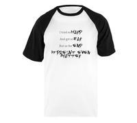 Zymbatee Emblème pour Audience Déficient T-Shirt De Baseball Unisexe À Manches Courtes