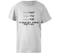 Zymbatee Emblème pour Audience Déficient T-Shirt Gris Enfant Unisexe Coupe Classique