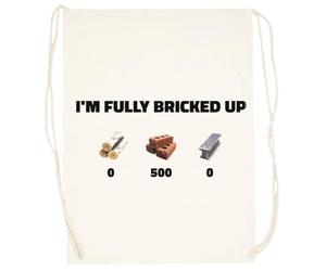 Zymbatee Putain Atout Et Putain Toi Sac D'entraînement Beige Avec Cordons De Serrage Unisexes