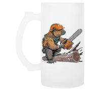 Zymbatee Travail Du Bois Est Plus Important Menuisier Tasse À Bière En Verre Avec Poignée