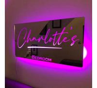 ZYMECH Nouveau Miroir Personnalisé Tableau Lumineux LED Mural Acrylique Emettant De La Lumière Cadeau De Décoration D'Intérieur DIY