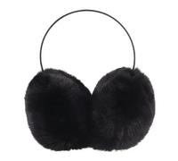 ZyMen Cache-oreilles pour femme - Protection contre le froid - En fourrure de lapin artificielle, Noir , A