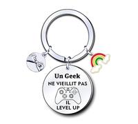 ZYMGUO Porte Clé Femme Courage Noël - Cadeau Fille Amie Soeur Motivation Persévérance Encouragement (04)