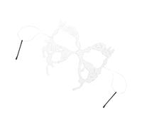 ZYMIADOU Accessoire multifonctionnel en gel rafraîchissant œil de papillon pour apaiser la fatigue des matériaux en résine avec sangle réglable élastique réglable