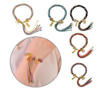 ZYMIADOU Accessoire tissé en coton robuste de style tibétain pour femme qui cherche chance et protection dans des bijoux d'anniversaire tendance en plusieurs couleurs, taille unique, Comme décrit