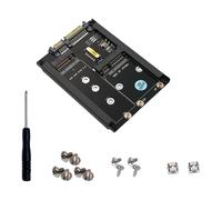 ZYMIADOU B MSata Adaptateur disque dur vers SATA3.0 pour disque dur MSATA pleine hauteur et demi-hauteur Carte de conversion de disque solide