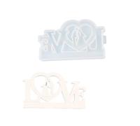 ZYMIADOU Baiser d'amour en silicone pour faire des démoulages faciles, outil de bricolage réutilisable en silicone