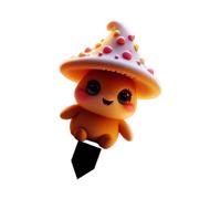 ZYMIADOU Bouchon de sol de jardin en acrylique - Sculpture créative en forme de champignon - Sculptures multifonctionnelles et étanches - Accessoires de jardin colorés