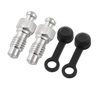 ZYMIADOU Boulons d'échappement de frein à disque, vis de purge d'étrier de moto avec bouchons de purge mamelon de purge pour vélos durables