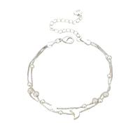 ZYMIADOU Bracelet élégant et réglable en cuivre pour anniversaire, fille, fille, amie, papillon, étoile pour femme, taille unique, Comme décrit