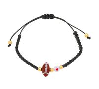 ZYMIADOU Bracelet sportif en tissu perlé - Motif football et tennis - Tailles réglables - Style décontracté - Pour adultes, taille unique, Comme décrit
