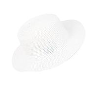 ZYMIADOU Chapeau de camping, randonnée, voyage, belle sorcière, queue de cheval pour homme et femme, tenue de spectacle, chapeau de performance, blanc, Taille unique