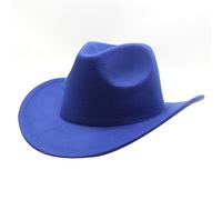 ZYMIADOU Chapeau de cowboy à large bord pour discothèque, cocktail, vacances, simple pour comédien, acteur, cowgirl pour filles