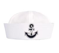 ZYMIADOU Chapeau de marin pour adolescents adultes avec ancres brodées Capitaine Marine Halloween Cosplay pour filles Photographie Yacht Chapeaux pour hommes femmes Bateau en vrac Chapeaux pour fête