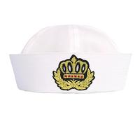 ZYMIADOU Chapeau de marin pour adolescents adultes avec ancres brodées Capitaine Marine Halloween Cosplay pour filles Photographie Yacht Chapeaux pour hommes femmes Bateau en vrac Chapeaux pour fête