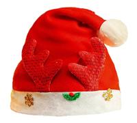 ZYMIADOU Chapeau de Père Noël renne/bonhomme de neige pour tous les âges Festival de Noël Réunion de famille Vacances de Noël
