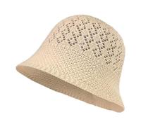 ZYMIADOU Chapeau de soleil creux - Accessoire tendance - Seau de vacances à la plage pour femme - Protection de voyage - Chapeau de pêcheur pour adultes - Protection de vacances à la plage - Respirant