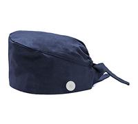 ZYMIADOU Chapeau d'infirmière pour médecin, théâtre opératoire, casquette plate pour cosplay, médecin, travail, hôpital, uniforme d'infirmière unisexe avec bouton