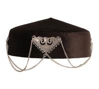 ZYMIADOU Chapeau ethnique kazakh à franges Tradition et modernité pour les amateurs de culture et les participants à des événements