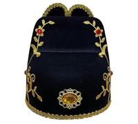 ZYMIADOU Chapeau officiel authentique de la culture chinoise conçu pour les adultes/enfants qui apprécient les patrimoines et la tradition pour le cosplay, garde du corps antique antique pour enfants