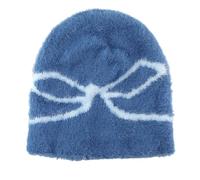 ZYMIADOU Chapeau unisexe tricoté tendance avec détails de tissage exquis pour attirer les regards. Chapeaux d'hiver chauds pour homme, Bleu S, Taille unique