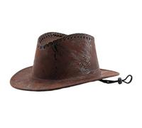 ZYMIADOU Chapeaux de cowboy avec mentonnière réglable pour bal de fin d'année, banquet, fête ethnique pour adulte, adolescent, prendre des photos pour femme pour homme homme pour femme avec ficelle