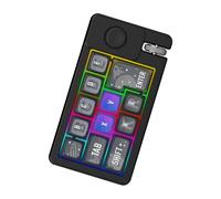 ZYMIADOU Clavier de jeu programmable à trois modes de connexion 2,4 GHz avec éclairage couleur filaire et touches amovibles rétroéclairés de couleur clavier mécanique