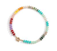 ZYMIADOU Collier de perles acryliques colorées - Accessoire tendance pour une fête décontractée - Style élégant - Longue durée de vie, taille unique, Comme décrit, Comme décrit.
