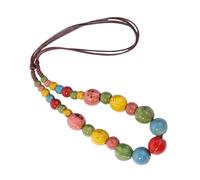 ZYMIADOU Collier ras du cou léger en céramique résistant aux couleurs résistantes aux températures élevées - Bijoux contemporains - Cadeau fait à la main