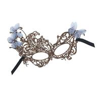 ZYMIADOU Demi-visage en dentelle pour bal masqué, bal masqué, bal de promo, bal masqué, pour femme