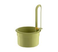 ZYMIADOU Égouttoir d'évier de cuisine à installation rapide avec trous de drainage, design compact, panier à légumes pour éponges, panier suspendu pour évier de cuisine