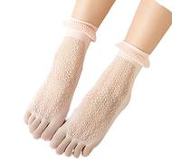 ZYMIADOU Five Finger Socks Ladies Bubble Lace Loose Mouth Bas creux Netwo Chaussures pour femme, b, Taille unique