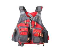 ZYMIADOU Gilet de pêche à la mouche multifonction - Accessoires - Engrenages de truite - Réglable - Multi Pokcet - Gilet pour homme - Gilet d'exploration en plein air
