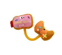 ZYMIADOU Jouet pour animal domestique avec menthe à chat et clochettes auditives encourage le jeu actif du cordon téléphonique exercice de mastication pour chatons adultes chats interactions chats