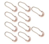 ZYMIADOU Lot de 10 languettes de rechange pour fermeture éclair avec pince antidérapante pour sacs à dos, vestes, bagages, kaki, One Size