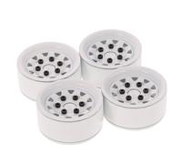 ZYMIADOU Lot de 4 moyeux en alliage pour jantes avant et arrière - Accessoires jouets de 1/10 - Adaptateur d'extension de moyeux de roue R/C D90 SCX10