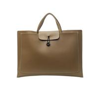 ZYMIADOU Mallette pour ordinateur portable - Sac fourre-tout en cuir - Sac de transport pour ordinateur portable - Sac de transport pour ordinateur portable - Sac à main de grande capacité pour le