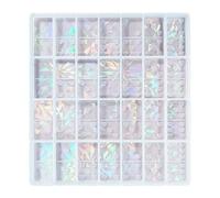 ZYMIADOU Moule en résine époxy cristal pour la fabrication de moules en forme de dominos en silicone en forme de cœur