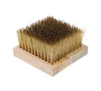 ZYMIADOU Outil de toilettage de ski stable en laiton et poils en nylon pour le cirage du snowboard et la préparation de surfaces Polyvalente Brosse de snowboard pour enlever la cire