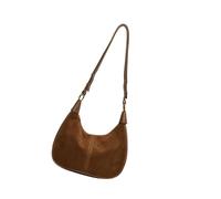 ZYMIADOU Petits sacs Hobos pour femme avec bandoulière en forme de croissant - Sac à main en cuir souple avec sangles réglables - Sac à bandoulière en forme de croissant, kaki, One Size